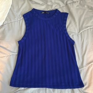 Zara striped detail tank